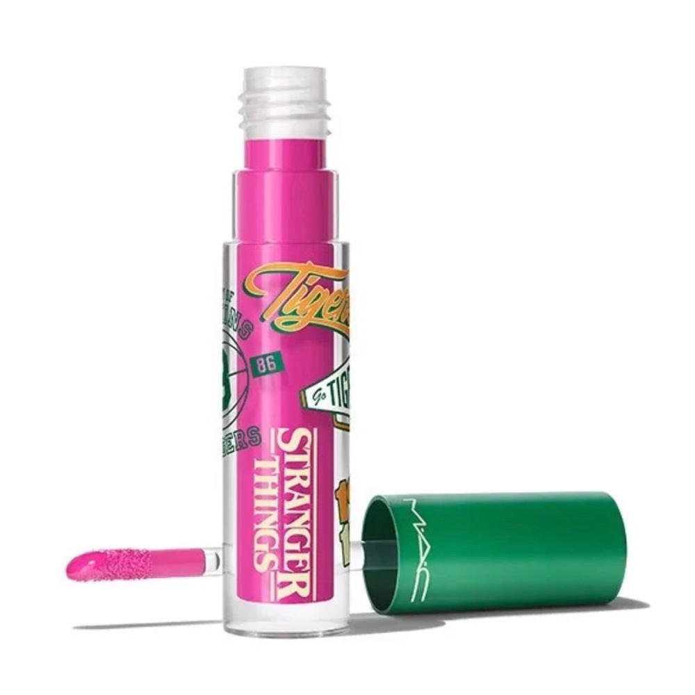 MAC Cosmetics X STRANGER THINGS Lipglass Wild Wheeler NEW WITH BOX